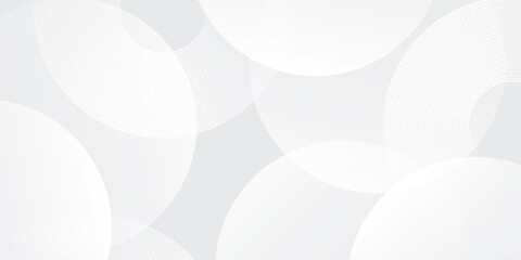White abstract geometric abstract background overlap layer on bright space with lines effect decoration. Modern graphic simple abstract design