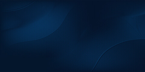 Lines mesh blue background gradient dark navy blue banner modern abstract