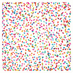 confetti vector set isolated in White background