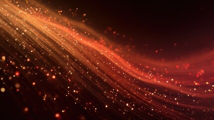 abstract red background with sparkles