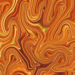 Vivid orange swirl texture with fluid lines and warm tones. Abstract background perfect for modern art, fabric, or digital wallpapers.