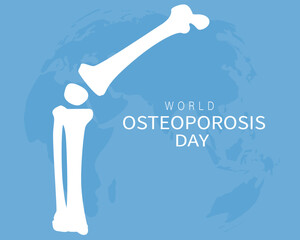 World osteoporosis day vector illustration design