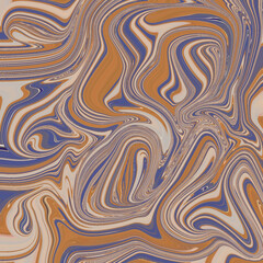 Dynamic blue, orange, fluid, abstract, and marble background with artistic motion and bold contrast, ideal for modern decor and digital art.