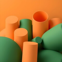 abstract background with pipes