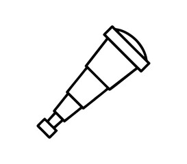 hand drawn vector illustration of a binoculars