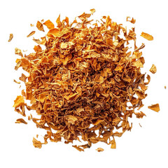 Obraz premium Top view of raw chia seeds studio shot isolated on a white transparent background