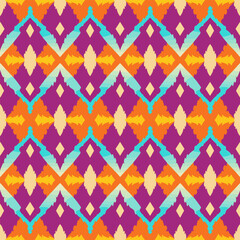 seamless geometric pattern. colorful ethnic background. vector illustration