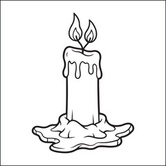 Spooky Halloween black and white coloring pages for adults.