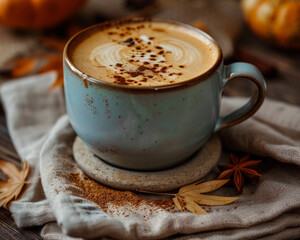 Cozy Pumpkin Spice Latte