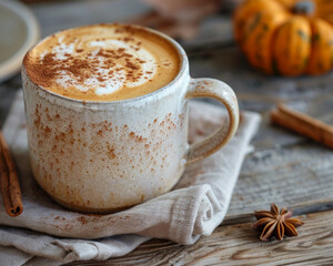 Cozy Pumpkin Spice Latte