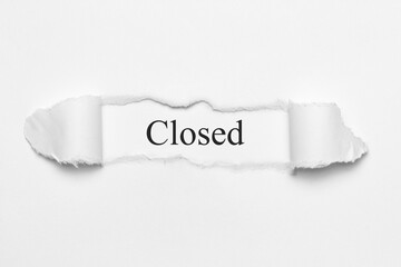 Closed	
