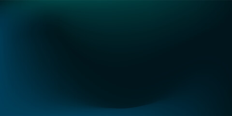 Modern elegant dark blue to light blue and green gradient background illustration, ideal for sophisticated art