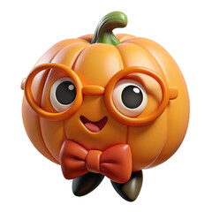 funny orange pumpkin