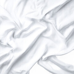 Fototapeta premium Soft white fabric texture for elegant designs.