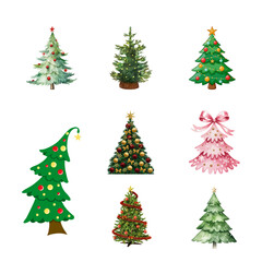christmas tree on a white background