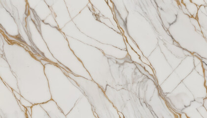 Luxurious marble surface featuring elegant white and gold veining, perfect for upscale interior design and architecture. This stunning material adds sophistication and style to any space