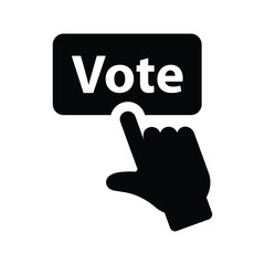 Online voting icon