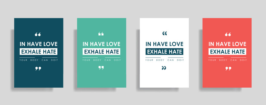 Motivational posters in vibrant colors encourage self-love and positivity for a happier, healthier life with uplifting inspiration and daily affirmation