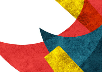 和紙と金箔の抽象的な背景フレーム シンプル和モダンな幾何学和風デザイン