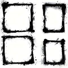 grunge frame set