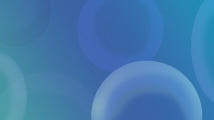 Blue circles abstract background gradient