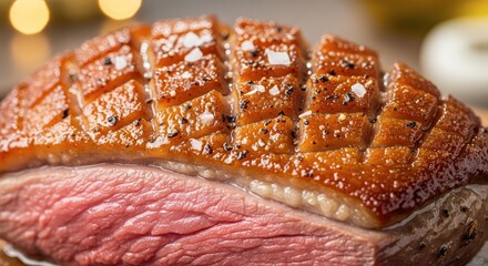 Delicious Roasted Duck Breast with Crispy Skin Perfection