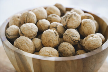 walnuts in a bowl