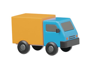 3d delivery cargo icon 