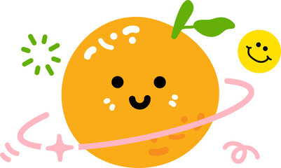 cute orange