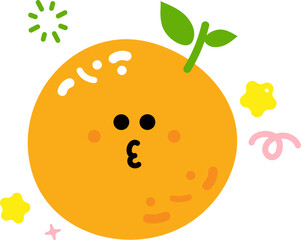 cute orange