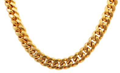Close-up of a gold chain necklace (6)