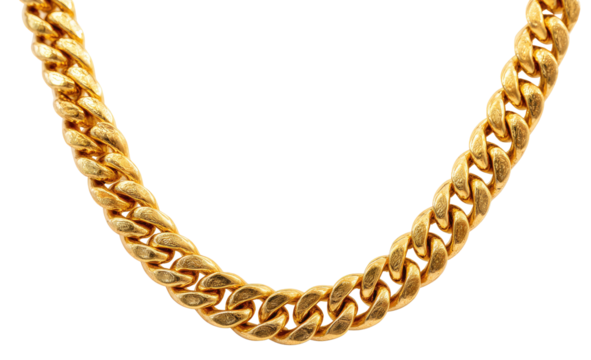 Close-up of a gold chain necklace (6)