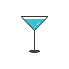 Martini glass icon