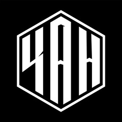 KAH letter design. KAH letter technology logo design. KAH Monogram logo design for an entrepreneur and business.