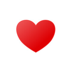 Red Heart Symbol: Love and Affection Graphic