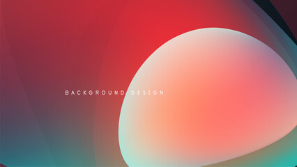 Abstract gradient background. Red, blue hues blend smoothly. Circular shapes overlap creating dynamic visual effect. Minimalist design.