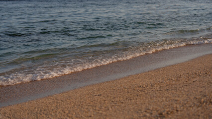 waves on the beach