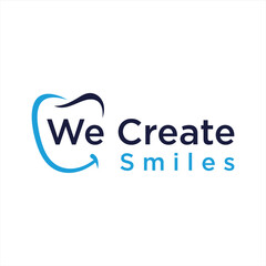 Dental Smile Logo Design Medical illustration