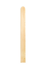 Wooden dowel rod isolated on white