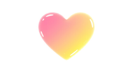 Gradient heart illustration