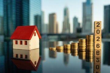 2026 Real Estate Investment Growth – Property Market Success and Financial Planning Concept