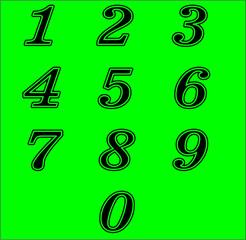 vector set of numbers