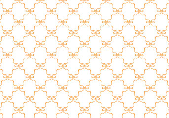 手描き風リボン柄のパターンスウォッチ