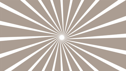 Obraz premium Beige and white sunburst abstract background with clean radial rays. Minimalist retro pattern perfect for posters, packaging, digital wallpapers, or elegant modern graphic designs.