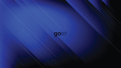 Abstract modern background with memphis retro style with blue gradient color