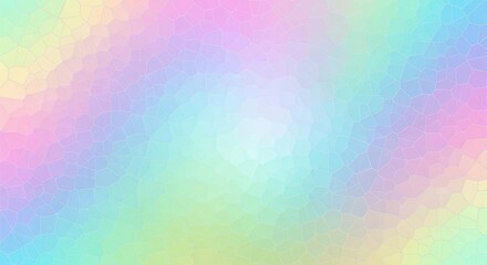 Soft pastel mosaic background with a light, airy feel.
