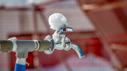 Freezing snow on water yap