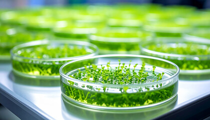 glass jar with fresh herbs