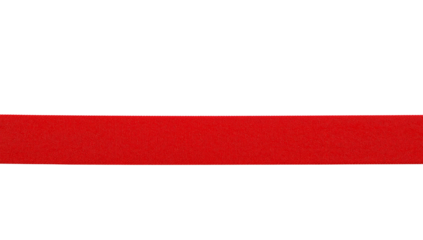 Red Ribbon Isolated on Black Background Simple Elegant