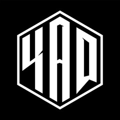 KAQ letter design. KAQ letter technology logo design. KAQ Monogram logo design for an entrepreneur and business.